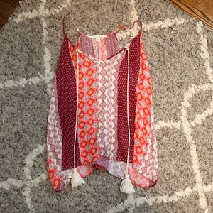 Francesca's Tassel Tank Top